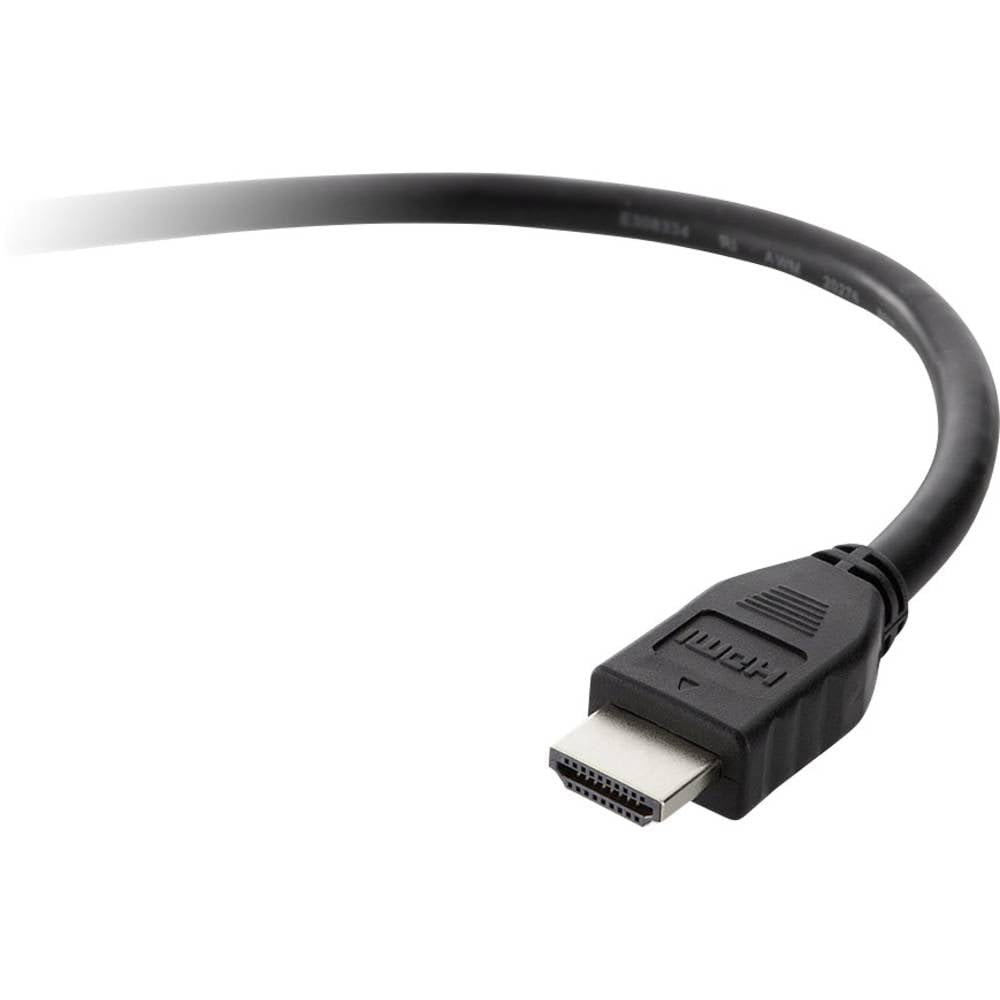 Belkin Hızlı HDMI 1.4 Kablosu, 1.5m (4k, Ultra HD, 3D), F3Y017bt1, 5MBLK