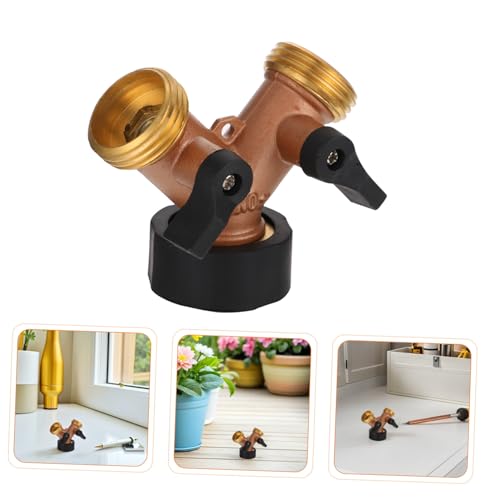 Répartiteur robinet jardin laiton voies stop fuites eau - 6