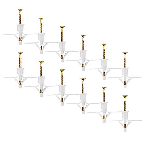 WEKON 50pcs Tornillo Placa de Yeso, Tornillo para Pared de Yeso, Anclaje...