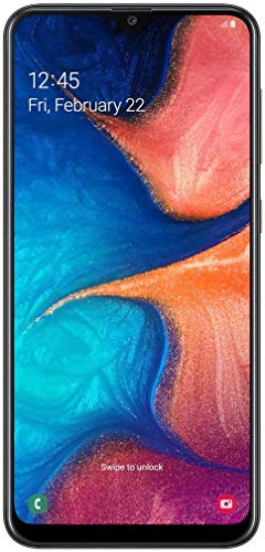Samsung Galaxy A20 US Version Factory Unlocked Cell Phone with 32GB Memory, 6.4