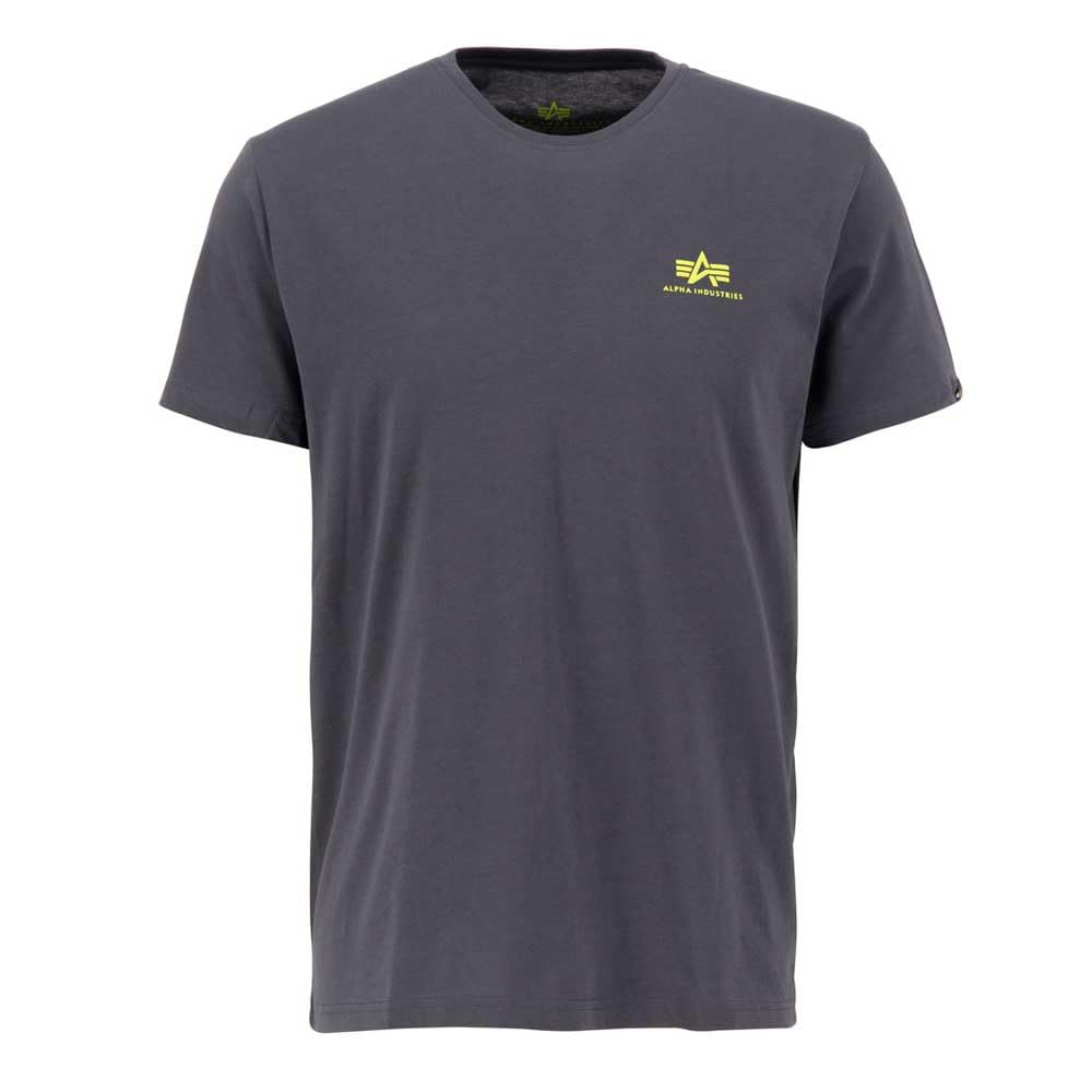 Alpha Industries Backprint T T-Shirt für Herren Vintage Grey