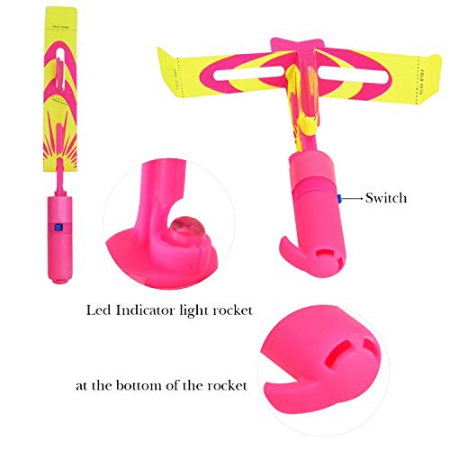 (55 OFF) Rocket Slingshot Flying Copters W/ LED Lights 5.84 Coupon