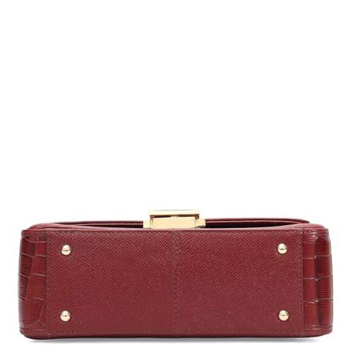 Image of Da Milano Leather Shoulder Bag for Women (00725OL)