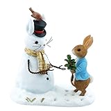 Beatrix Potter A28965 Peter Rabbit and Snow Rabbit, Resin, Multi, 5 x 0,9 x 0,95 cm