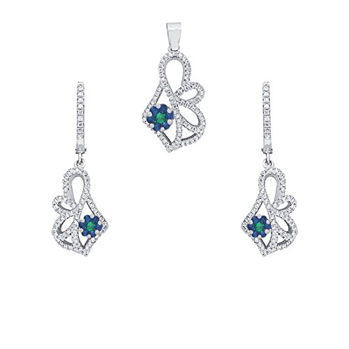 Diamond Pendant Set (Pendant + Earring 