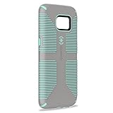Speck 75870-5362 Dual-Layer CandyShell Grip Case for Galaxy S7 Edge - Sand Grey/Aloe Green