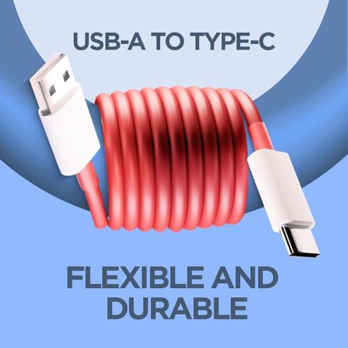 Image of 100W SuperVOOC Fast Charging Adapter with Type-C Cable | High-Power USB-C Wall Charger Compatible with OnePlus /Realme /Oppo & Type-C Devices | Supports VOOC /SuperVOOC /Dart /Dash /Warp & QC 3.0