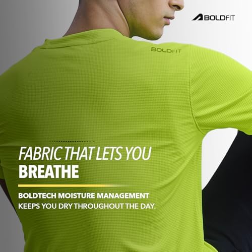 Image of Boldfit Tshirt for Man Quick Dry Gym Tshirt for Men Workout, Sports, Casual