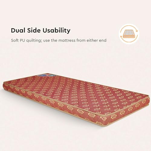 Image of Interio by Godrej Vurv Single Bed Foam Mattress (78 x 36 x 4 Inches), 1-Year Warranty, PU Foam