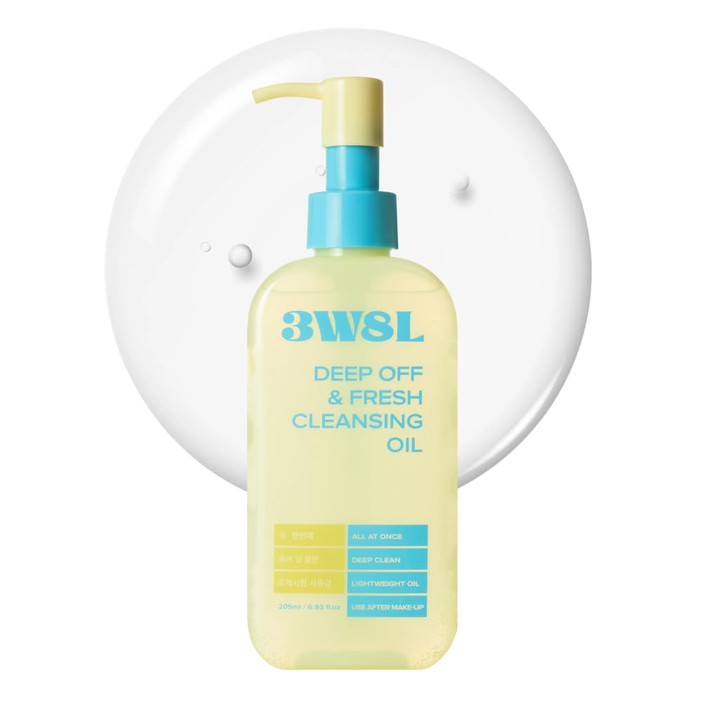 Amazon.com: 3W8L Deep Off & Fresh Cleansing Oil – Fast emulsifying