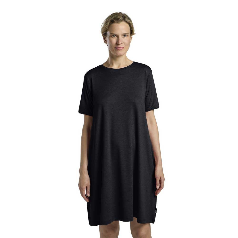 Jack Wolfskin Women's Travel Dress Casual Dress, Dark Navy Heather, S