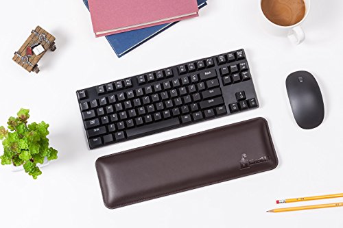 Bailey By Castle Leather Keyboard Wrist Rest (Woodland, Tenkeyless) #TOP6