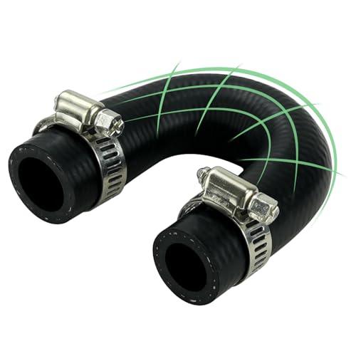 Hemrunk HES1012 Ls Heater Core Bypass Hose Coolant Crossover With Clamps Replacement thumb #1