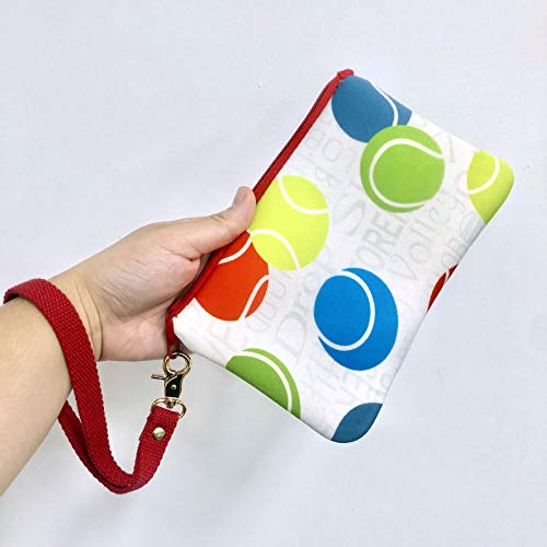 Passion for Tennis Collection 7.5"x5" Wallet Pouch (Neoprene Wallet)4