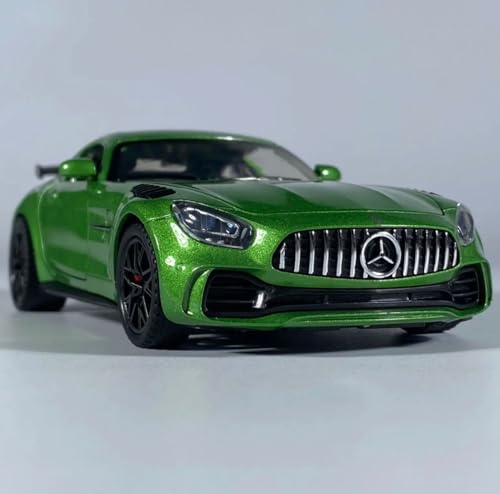 Image of Die-Cast AMG-GT3 Car Model 1:32 Scale Alloy Metal Toy Car with Openable Doors, Hood & Trunk, LED Lights & Sound, Pull Back Action Sports Car Toy for Kids Boys & Collectors