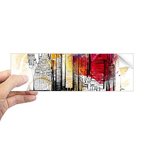 Adhesivo de Nueva York para ventana que transforma cristales sosos en vistas urbanas
