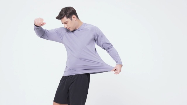 Confezione da 3 maglie a maniche lunghe da uomo, con