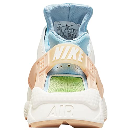 Nike Women's Air Huarache Se, Sail/Arctic Orange-worn Blue, 8