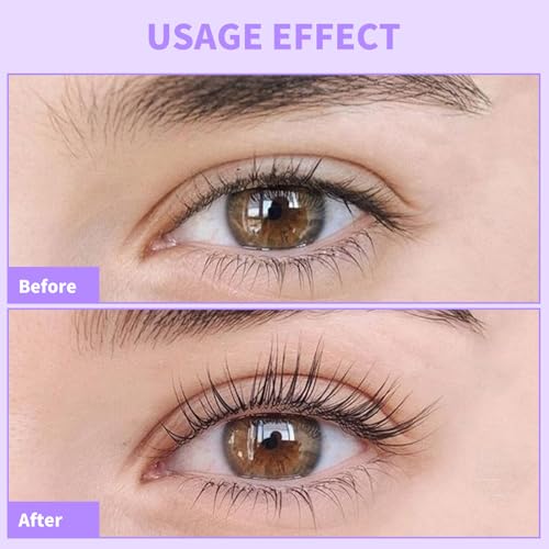 VARKAGE Wimpernlifting Pads, 8 Stück, 4 Größen, Silikon, Lila, Wimpernheber