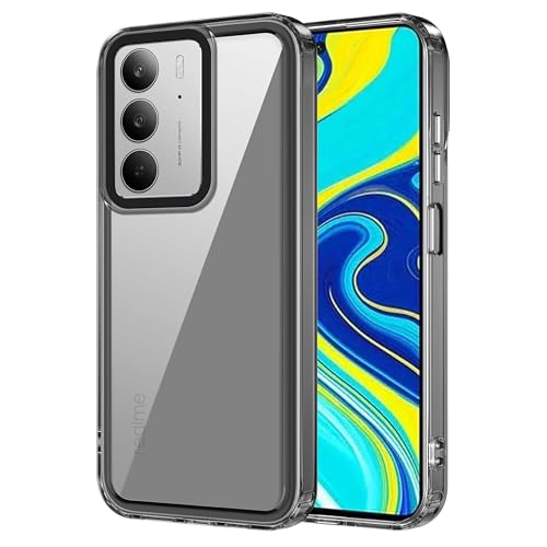 Image of Zapcase Back Case Cover for Realme C75 5G | Compatible for Realme C75 5G Back Cover | Case Cover with Camera Protection | (TPU + PC | Translucent Black)