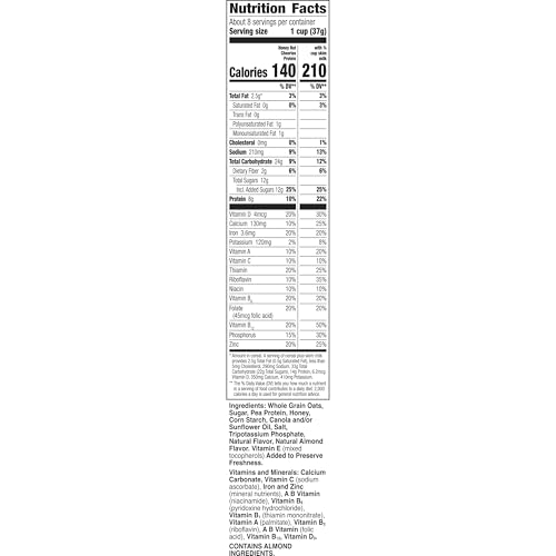 Image of Honey Nut Cheerios Protein Cereal, 8g Protein, Gluten Free, Large Size, 11.2 oz