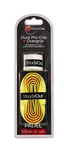 ShockOut Dual Pro Grip + Overgrip (Amarillo/Naranja)