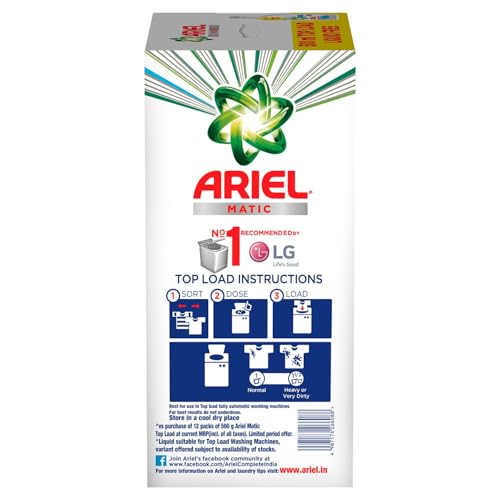 Image of Ariel Matic Top Load Detergent Powder - 6 Kg