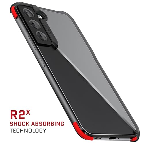Image of Ghostek COVERT Shock-Absorbent S22 Clear Case Premium Thin Protective Phone Cover Slim Lightweight Design Wireless Charging Compatible Shockproof Designed for 2022 Samsung Galaxy S22 5G (6.1 inch) (Smoke)