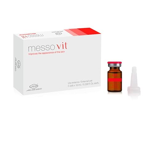 | MessoVit - Suero revitalizador de la piel y energizante celular | Con fosfato de glucósido de metilo, DMAE, aminoácidos y vitaminas | Solo para