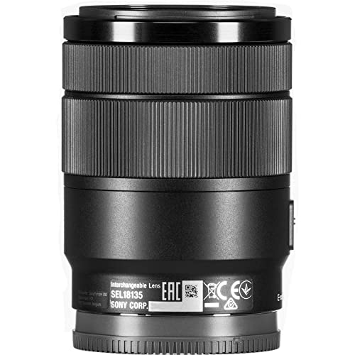 Image of Sony E 18-135mm f /3.5-5.6 OSS Lens (SEL18135) + Filter Kit + Lens Cap Keeper + Cleaning Kit + More (Renewed)