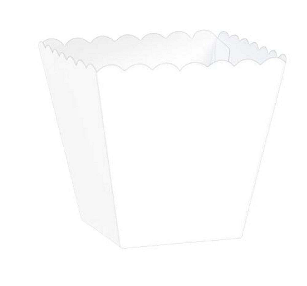 amscan White Favours pudełka z zapiekankami