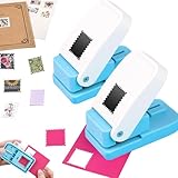 La confezione include e dimensioni: riceverai 2 punzoni per bricolage. La dimensione del punzone per francobolli è lunga 9,2 cm, larga 5 cm, alta 3,5 cm, la dimensione del motivo è di 2,5 x 2,1 cm