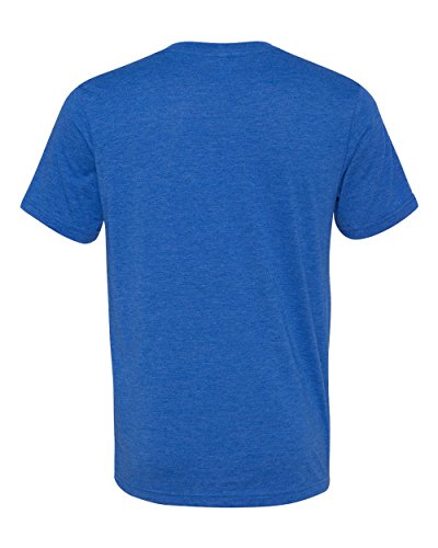 Bella + Canvas Unisex Triblend Short-Sleeve V-Neck T-Shirt 2Xl True Royal Trbln #TOP4