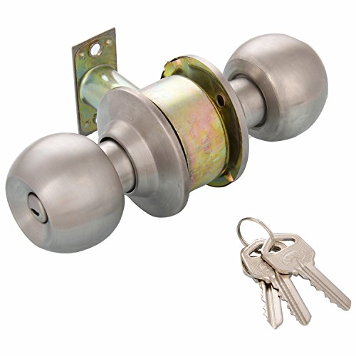 Image of SEF Metal Cylindrical Lock - Stainless Steel, 182 mm