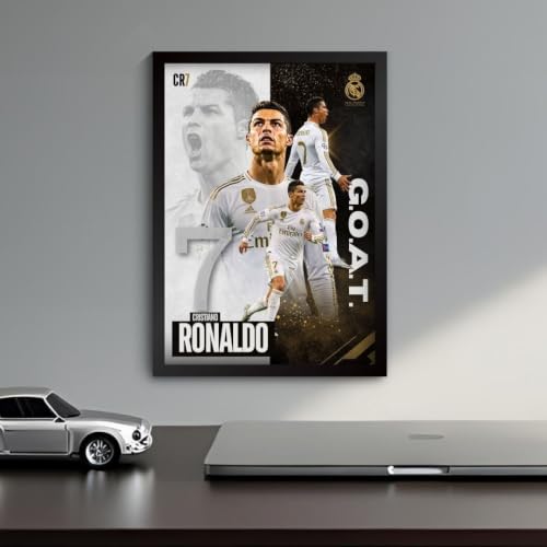 Image of Funk You Store Poster | Framed F1 Car A4 Sized (31 x 23 cm) | F1 Poster | n Car Posters for Wall, Gift for Boys, Formula 1 Frames | Formula 1 Frame (Ronaldo Real Madrid)