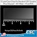 Clip Strip Corp. Price/Data Channel Label Holder Chips, Clear Plastic Tags, 3.5