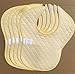6pcs Yellow Bib to Cross Stitch, 14ct, Cotton Big Size Thick Cotton Blank bib Cross Stitch kit