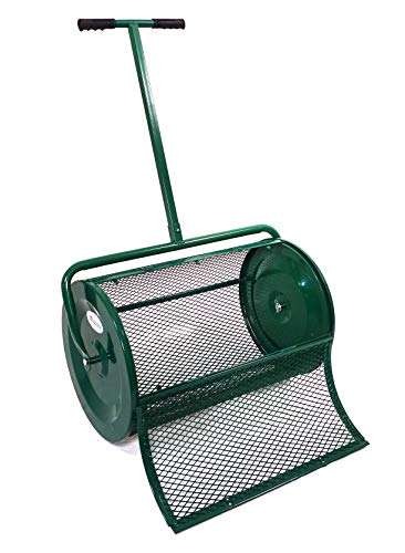 Landzie Gazon & tuinverspreiders - 24 inch metalen gaasmand - compostverspreider - turfmosverspreider voor tuin en… - Image 3