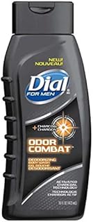 Dial For Men Body Wash Odor Combat 16 Ounce (473ml) (3 Pack)