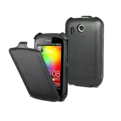 Muvit MUSSL0018 Etui à clapet avec Film de Protection d'écran pour HTC Explorer Pico