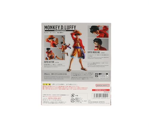 TAMASHII NATIONS Bandai Monkey.D.Luffy -The Raid on Onigashima- One Piece, Spirits S.H.Figuarts, Multicolour, Standard - Image 4