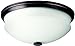 Kichler 10408RBZ Pierson Flush Mount Ceiling Light, Royal Bronze