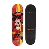 Mickey Kids Skateboard Cruiser - Officially Licensed 22 Inch Disney Skateboard for Boys, Girls and Kids Ages 8+