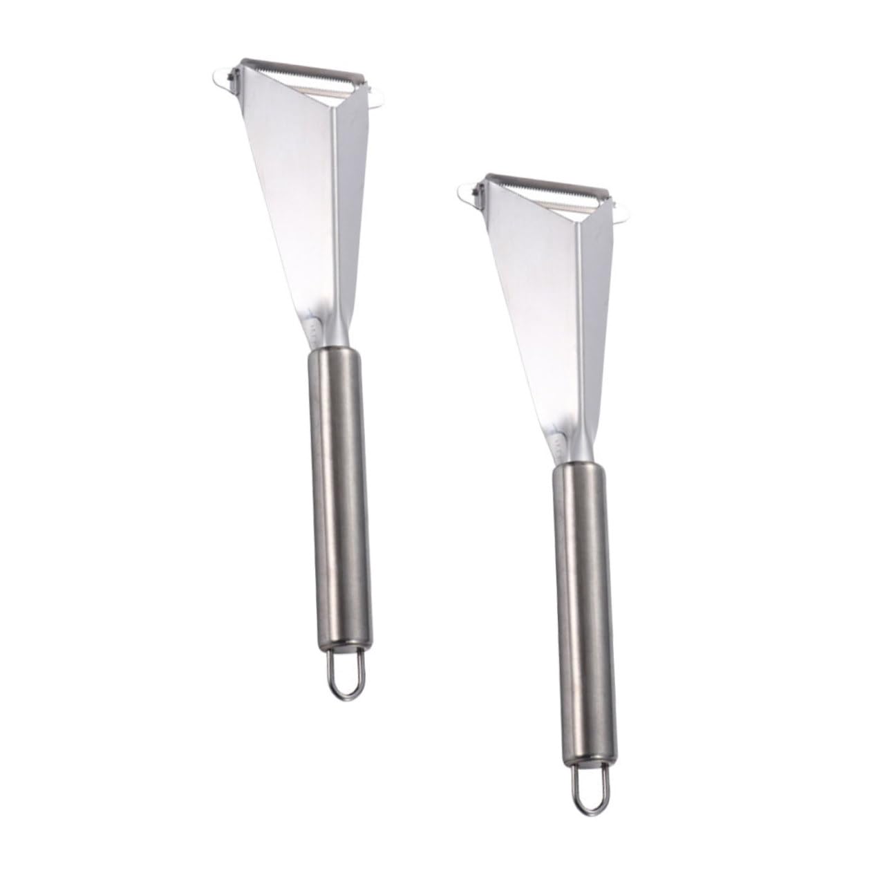 PRETYZOOM 2pcs Portable Fruit Small Fruit Small Stainless Steel Cutters Home Kitchen Restaurant