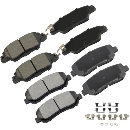Image of cciyu D1623 & D1846 Front & Rear Ceramic Disc Brake Pads Kit For Mazda CX-5 2016-2021