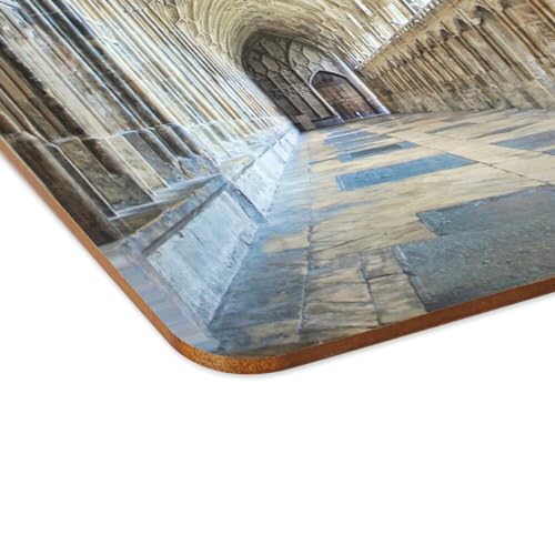 Napperons de table en liège anti-rayures Gloucester | Lot de 4 grands sets souples lavables - 4