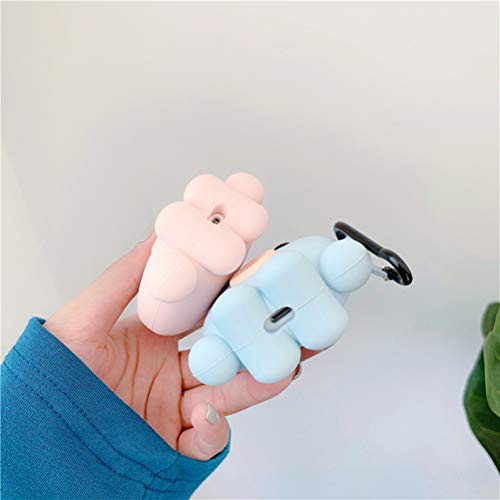 Capa de Fone de Ouvido 1pc cartoon estereoscópico polvo forma sem fio capa de fone de ouvido capa pr