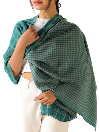 Womens Scarf Fashion Cashmere Feel Plaid Scarfs for Evening Pashmina Shawls and Wraps Long Blanket Travel Scarf