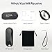 DATAFY Remote Control Page Turner for Kindle Paperwhite Oasis Kobo eReaders, Camera Camcorder Remote Controls, Page Turner Clicker for ipad Tablets Reading Novels with Wrist Strap Storage Bag