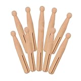 Mini pinces à linge fendues - bâtons en bois fendus faits à la main, mode et créatif, décoration pour la maison